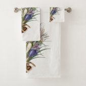 Blume Crocus Spring Botanische Blumenpracht Badhandtuch Set (Insitu)