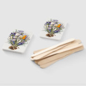 Blume Crocus Spring Botanische Blumenpracht Fächer (Non-assembled)