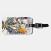 Blume Crocus Spring Botanische Blumenpracht Gepäckanhänger (Vorderseite horizontal)