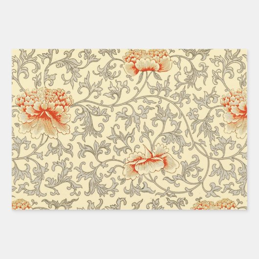 Blume Crocus Spring Botanische Blumenpracht Geschenkpapier Set (Vorderseite 3)