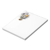 Blume Crocus Spring Botanische Blumenpracht Notizblock (Rotiert)