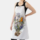 Blume Crocus Spring Botanische Blumenpracht Schürze (InSitu)