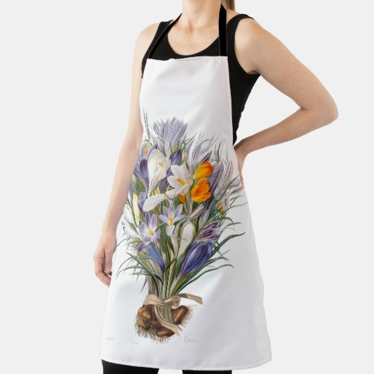 Blume Crocus Spring Botanische Blumenpracht Schürze (InSitu)