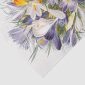 Blume Crocus Spring Botanische Blumenpracht Seidenpapier (Ausschnitt)