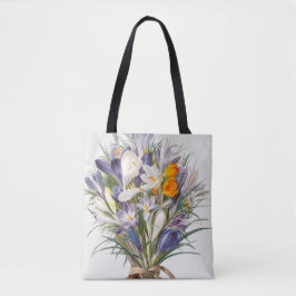 Blume Crocus Spring Botanische Blumenpracht Tasche