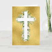 Blume Cross Faith Karte (Vorderseite)