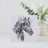 Blume Crown Black Horit Portrait Flat (Stehend Vorderseite)