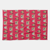 Blume Crown Chihuahuas Geschirrtuch (Horizontal)