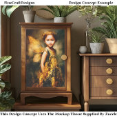 Blume Crown EG5R Decoupage Seidenpapier