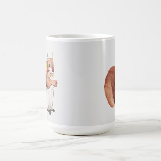 Blume Crown Forester Eichhörnchen Kaffeetasse (Mittel)