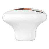 Blume Crown Forester Eichhörnchen Keramikknauf (Seitenansicht)