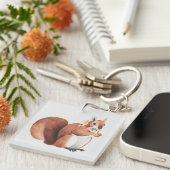 Blume Crown Forester Eichhörnchen Schlüsselanhänger (Vorderseite rechts)