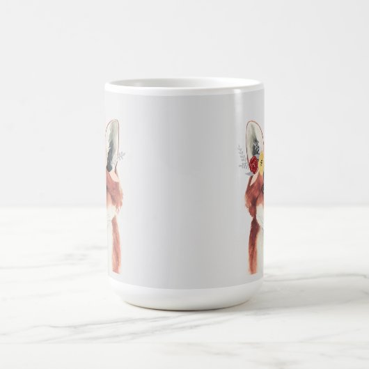 Blume Crown Forester Fox Kaffeetasse (Mittel)