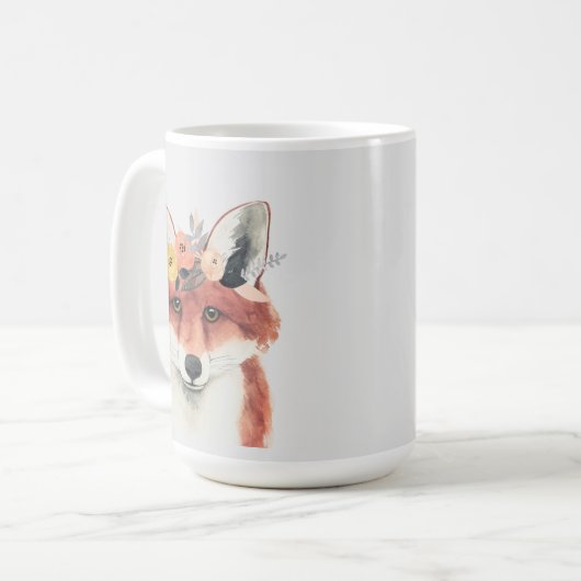 Blume Crown Forester Fox Kaffeetasse (Vorderseite Links)