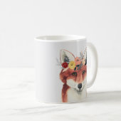 Blume Crown Forester Fox Kaffeetasse (VorderseiteRechts)
