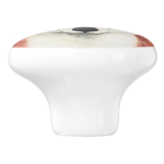 Blume Crown Forester Fox Keramikknauf (Seitenansicht)