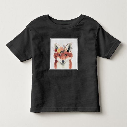 Blume Crown Forester Fox Kleinkind T-shirt (Vorderseite)