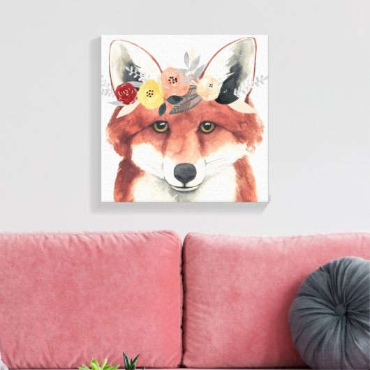Blume Crown Forester Fox Leinwanddruck (Insitu (Wohnzimmer))