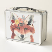 Blume Crown Forester Fox Metall Brotdose (Rückseite)