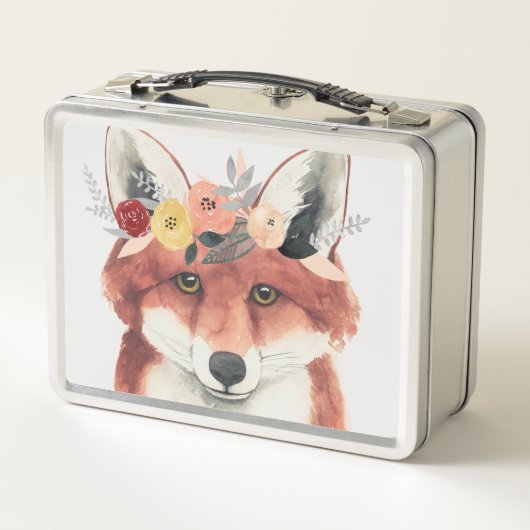 Blume Crown Forester Fox Metall Brotdose (Rückseite)