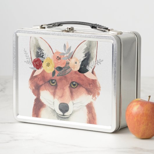 Blume Crown Forester Fox Metall Brotdose (Beispiel)