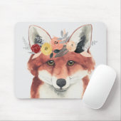 Blume Crown Forester Fox Mousepad (Mit Mouse)