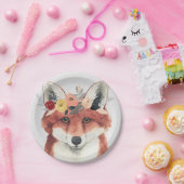 Blume Crown Forester Fox Pappteller (Party)