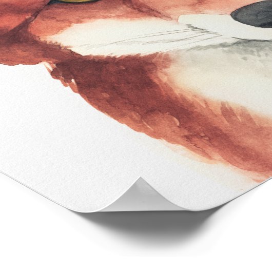 Blume Crown Forester Fox Poster (Ecke)