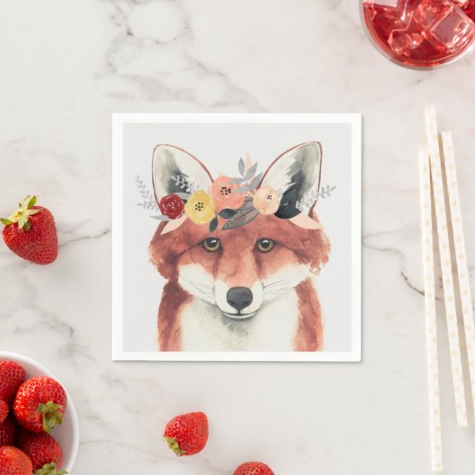 Blume Crown Forester Fox Serviette (Beispiel)