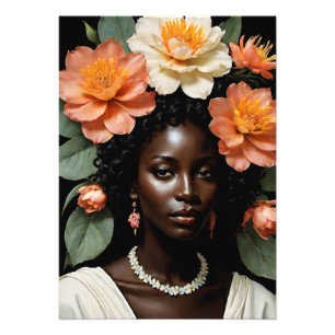 Blume Crown Fotodruck