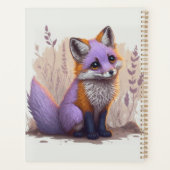 Blume Crown Fox Design Vintag Planer (Rückseite)