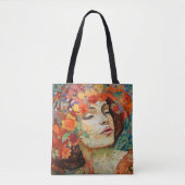 Blume Crown Mosaik Tasche (Vorderseite)