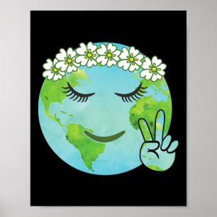 Blume Crown Mother Earth - Earth Day T Shirt Poster
