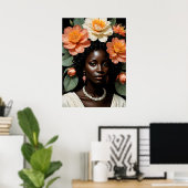 Blume Crown Poster (Heimbüro)