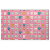 Blume Cups pink Stoff (Fat Quarter (45,7 x 55,9 cm))