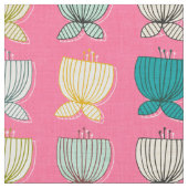 Blume Cups pink Stoff (Nahaufnahme)