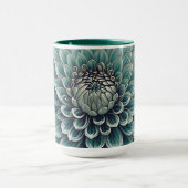 Blume Dahlia Aquamarines Aqua Ticino Tasse (Zentrum)