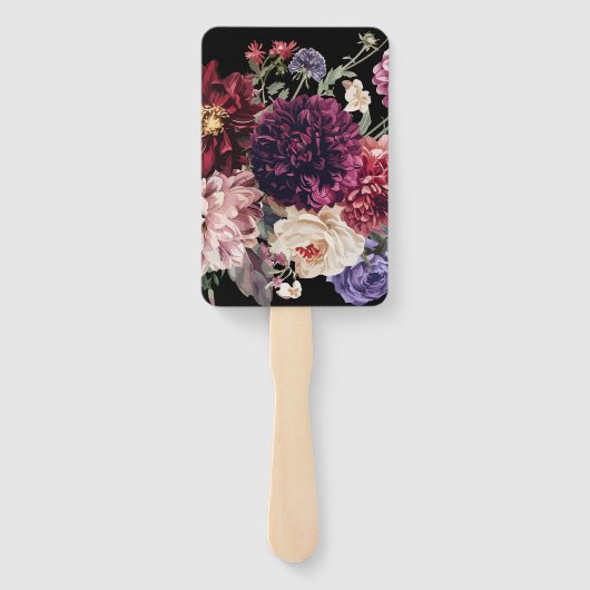 Blume Dahlia Bunch Fächer (Rückseite)