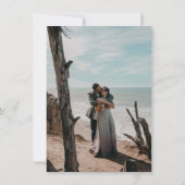 Blume Dahlia Bunch Save the Date (Rückseite)