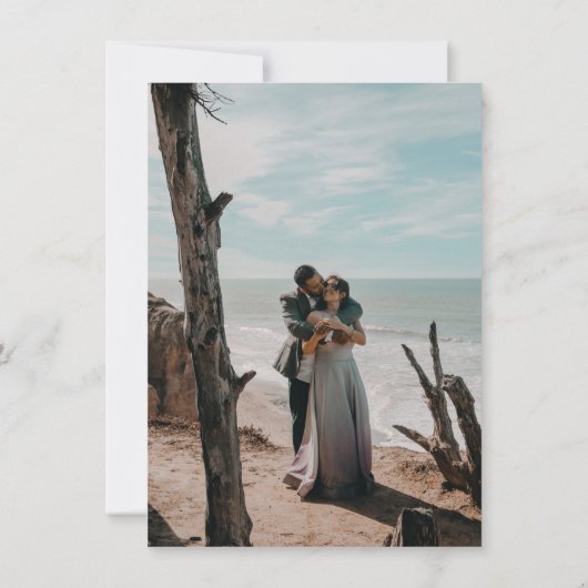 Blume Dahlia Bunch Save the Date (Rückseite)