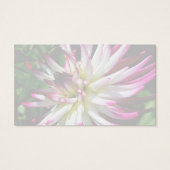 Blume Dahlia Business Card (Rückseite)
