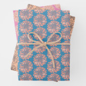 Blume Dahlia Colored Geschenkpapier Set (Beispiel)