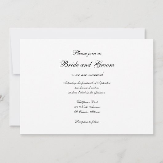 Blume Dahlia Einladung (Rückseite)