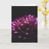 Blume Dahlia Karte (Gelbe Blume)