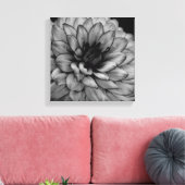 Blume Dahlia Leinwanddruck (Insitu (Wohnzimmer))