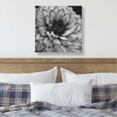 Blume Dahlia Leinwanddruck (Insitu (Schlafzimmer))