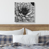 Blume Dahlia Leinwanddruck (Insitu (Schlafzimmer))