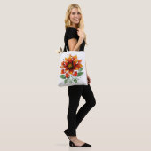 Blume Dahlia Tasche (Am Model)
