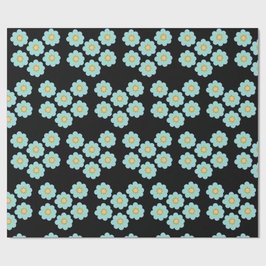 Blume Daisy Blossoms Geschenkpapier (Flach)