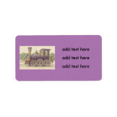 Blume Daisy Heart Adressaufkleber (Vorne)